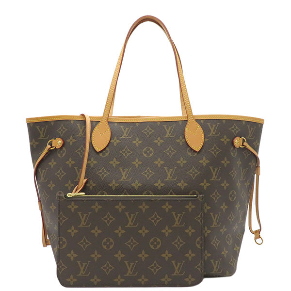 Louis Vuitton Tote Bag Neverfull MM Beige Brown
