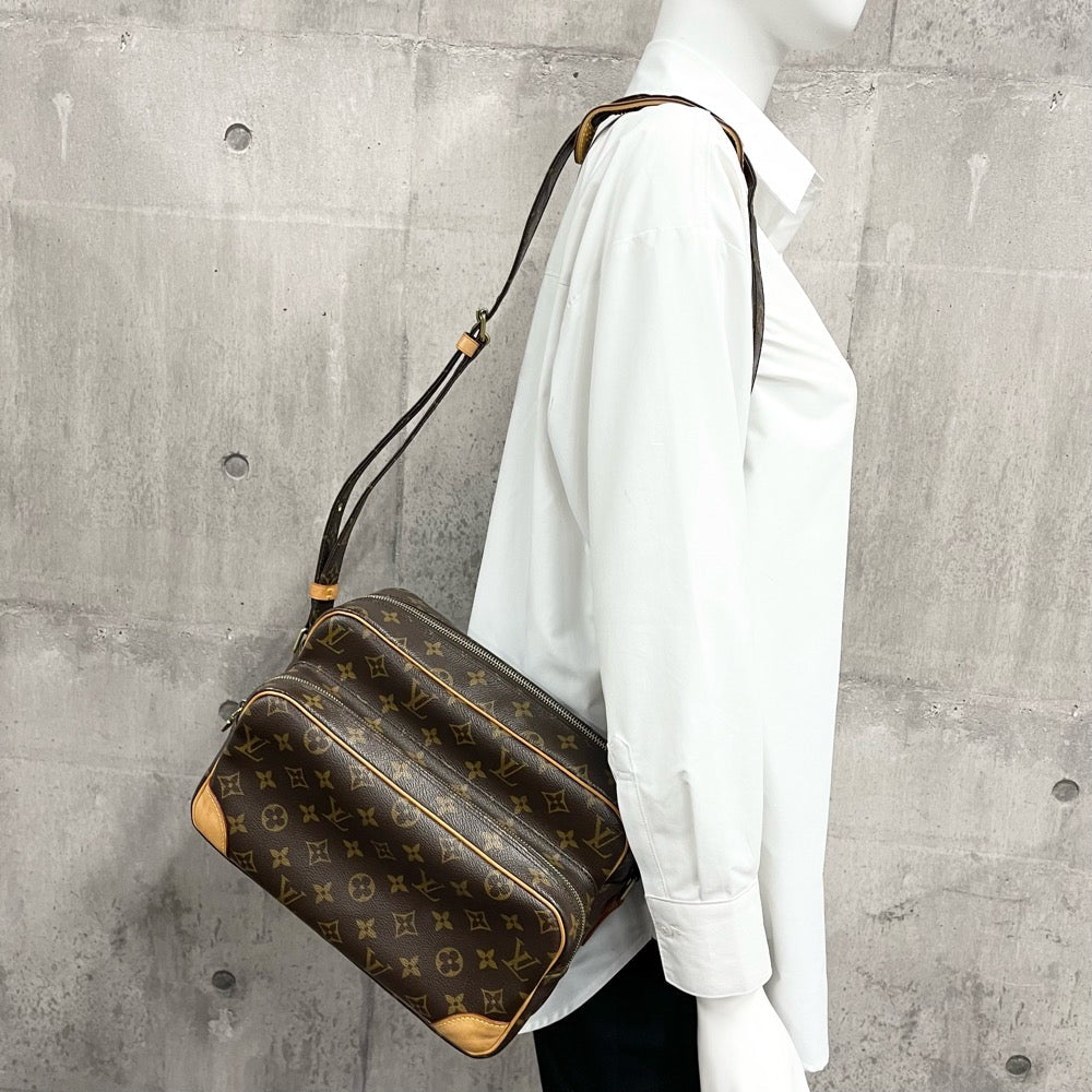 Louis Vuitton Shoulder Bag Monogram Nile 28 NIL Brown