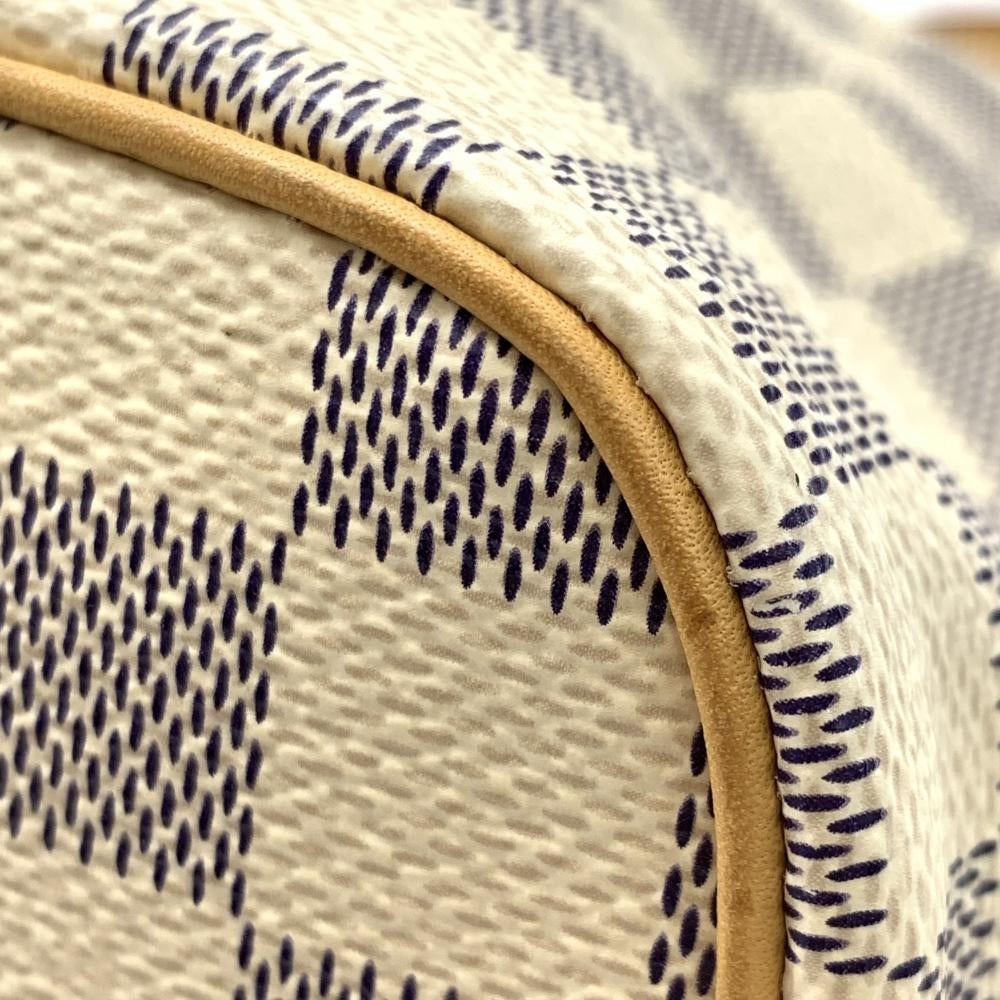 Louis Vuitton Saleya PM Damier Azur White Shoulder Bag