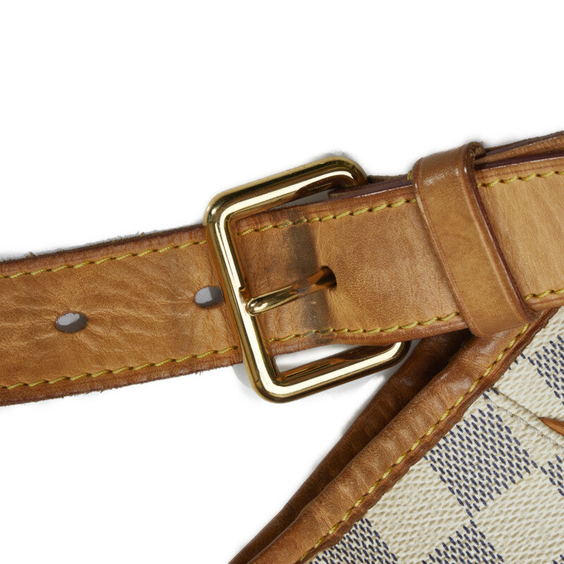 Louis Vuitton Damier Azur Galliera PM Shoulder Bag White