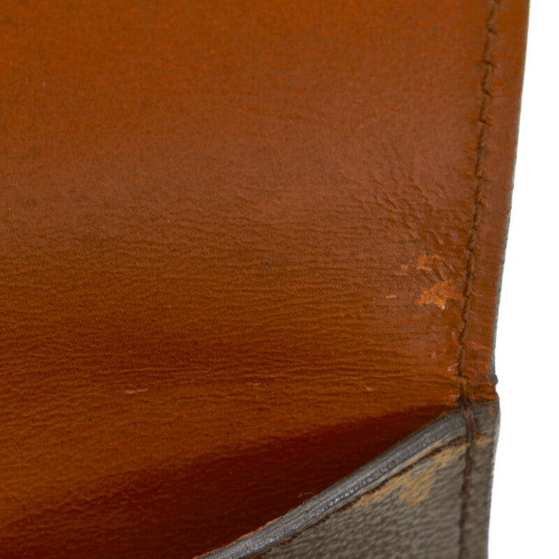 Louis Vuitton Monogram Sun Crew GM Shoulder Bag Brown Leather
