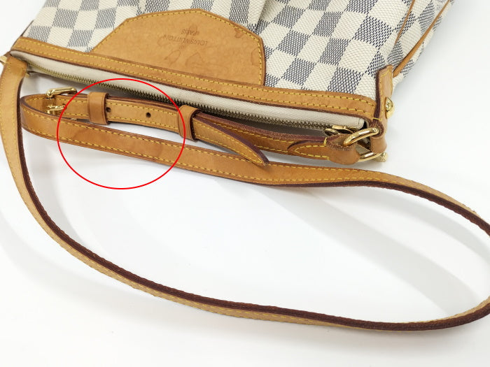 Louis Vuitton Shoulder Bag Siracusa PM Damier Azur