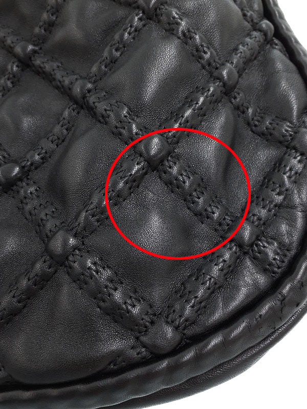 Chanel Matelasse Semi-Shoulder Bag Black