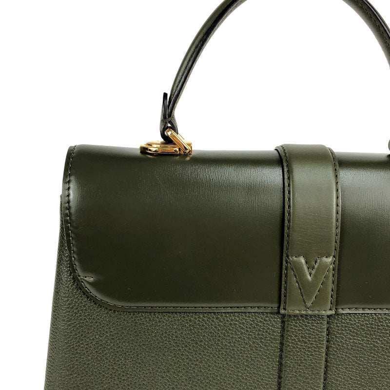 Louis Vuitton Rose Des Vents MM Handbag Calf Leather Black