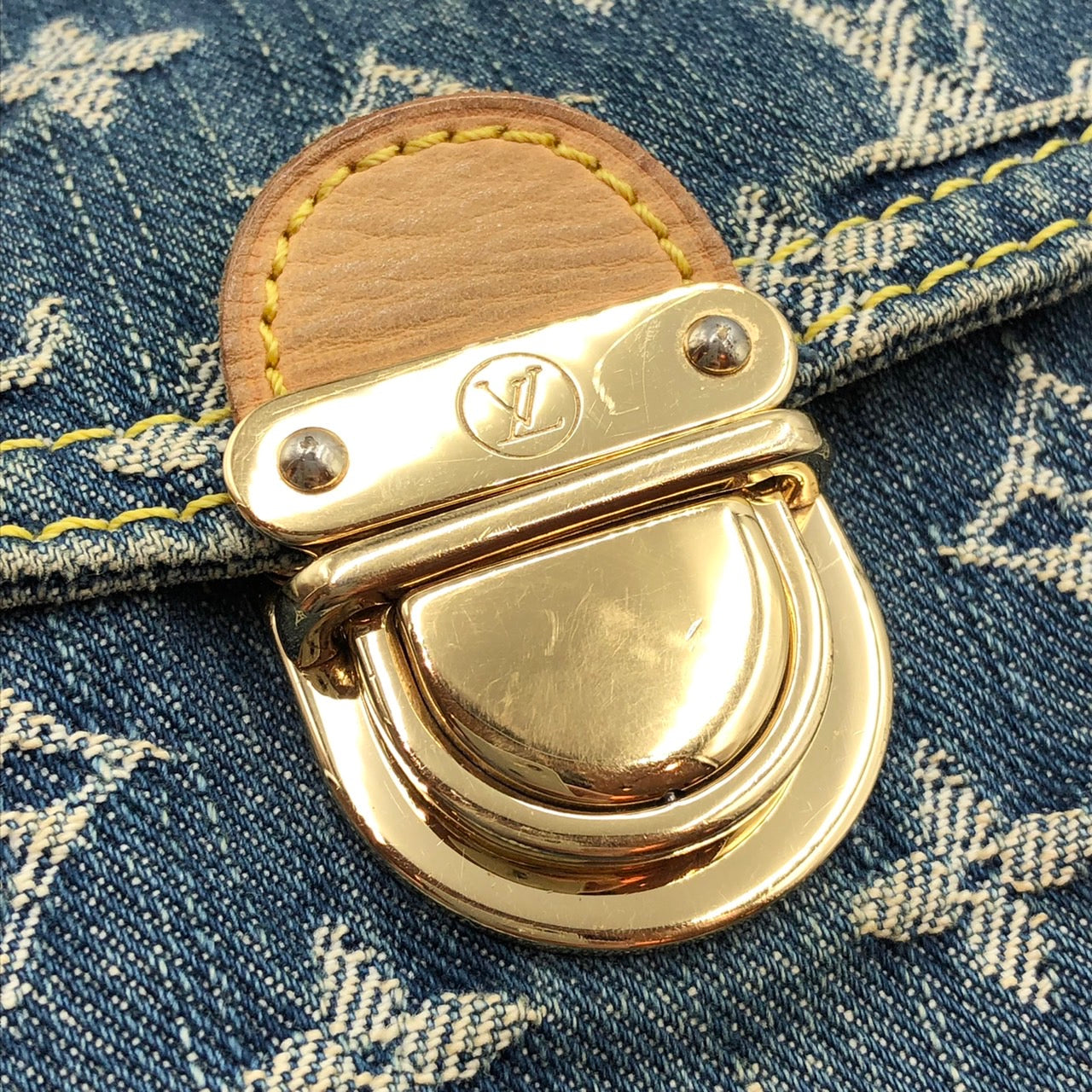Louis Vuitton Pleaty Monogram Denim Mini Shoulder Bag