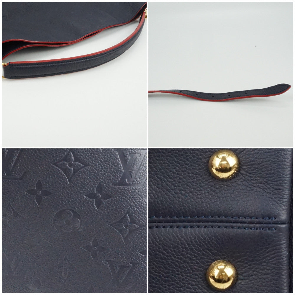 Louis Vuitton Emplant Melie Marine Rouge Navy Hobo Bag