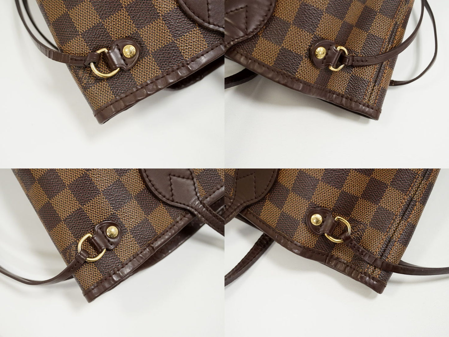 Louis Vuitton LV Neverfull PM Damier Ebene Tote Bag