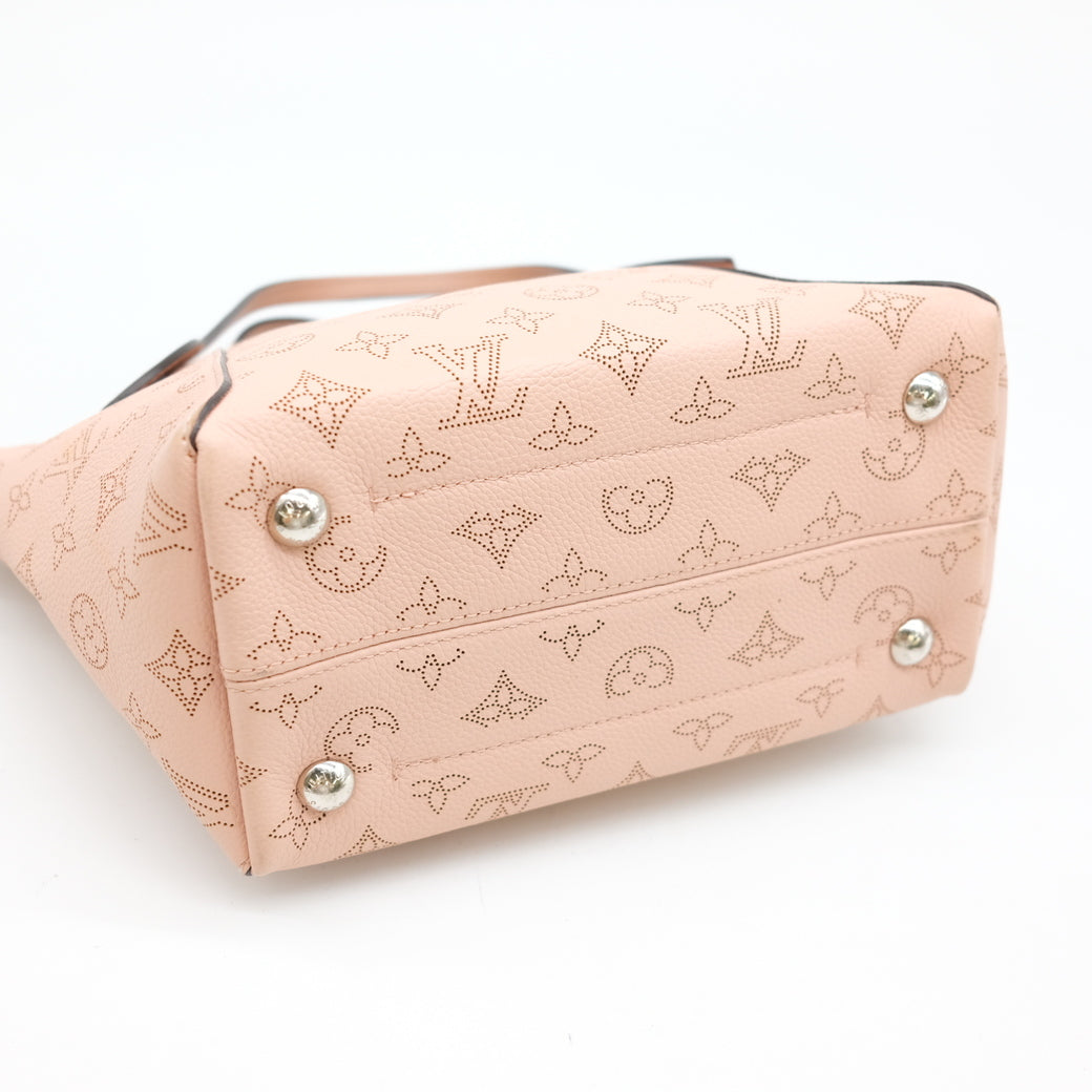 Louis Vuitton Mahina Hina PM Tote Shoulder Bag Monogram Leather Rosewood Pink