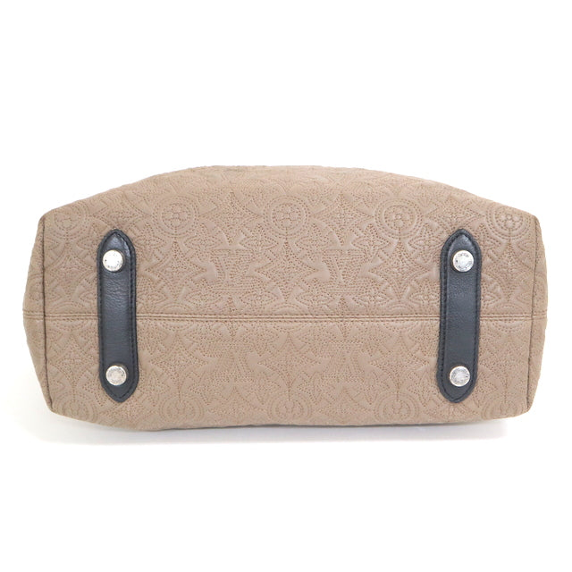 Louis Vuitton Hobo PM Shoulder Bag Beige Monogram