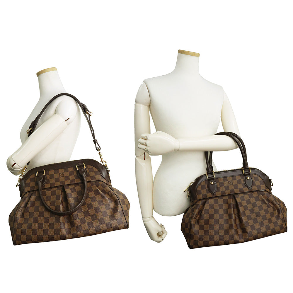 Louis Vuitton Damier Trevi PM 2way Handbag