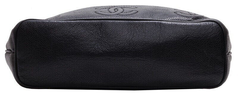 Chanel Triple Coco Turn Lock Chain Caviar Skin Black