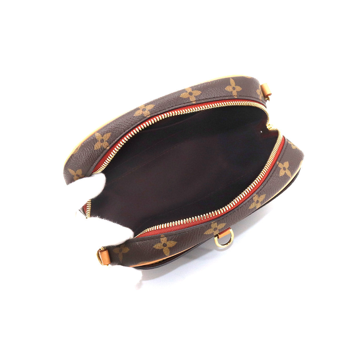 Louis Vuitton Monogram Deauville Mini Shoulder Bag Brown
