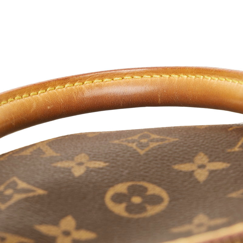 Louis Vuitton Monogram Lockit Tote Bag Brown