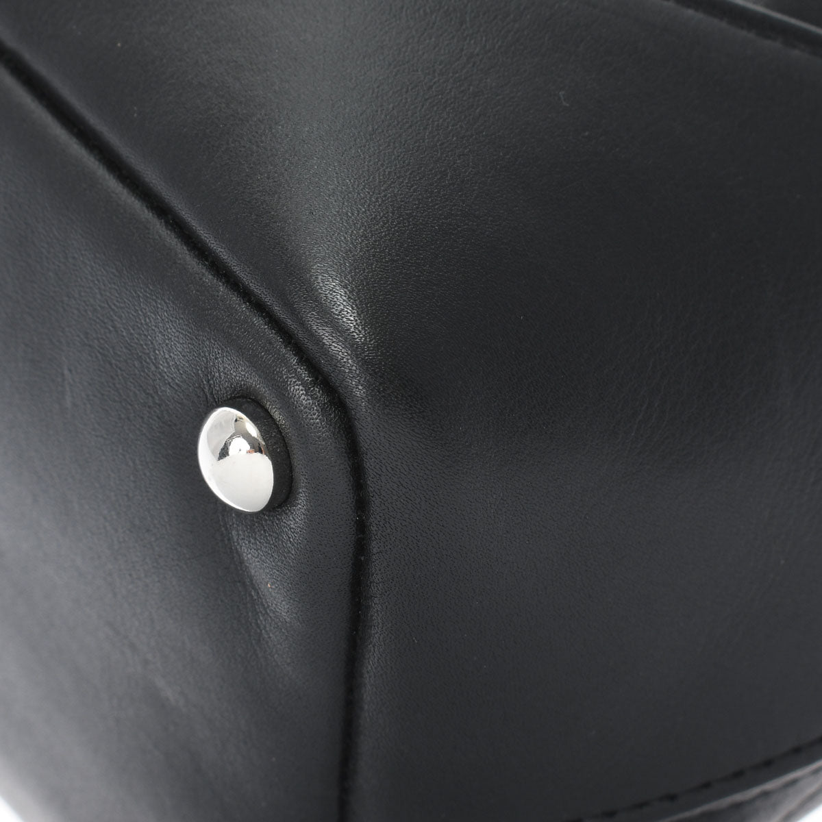 Chanel Matelasse Gst Black Silver Hardware Caviar Skin Tote Bag
