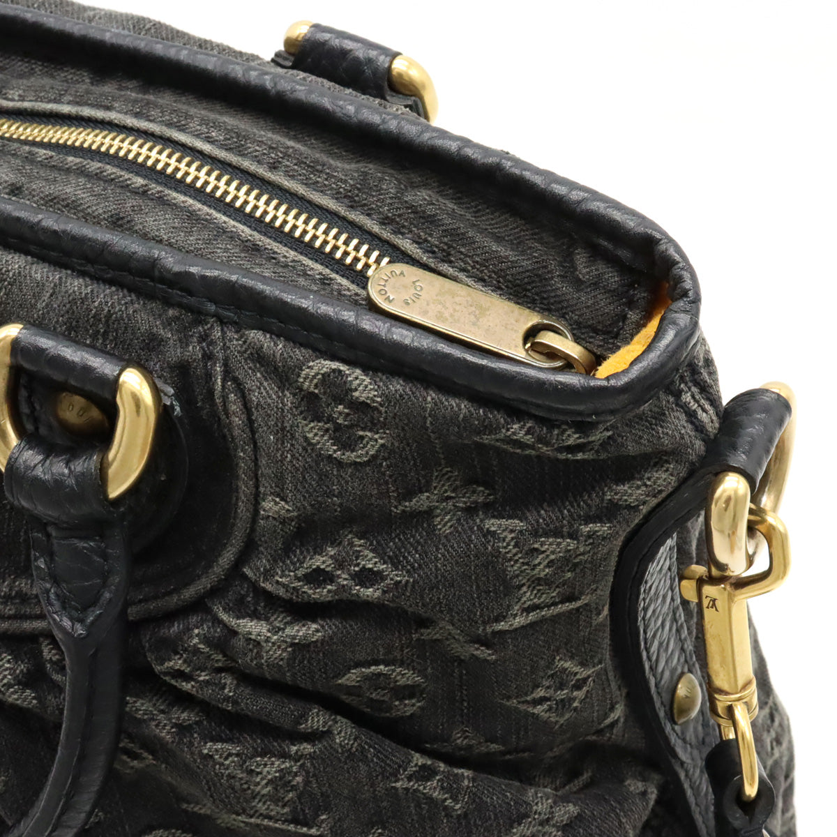 Louis Vuitton Monogram Denim Neo Cabby GM Black