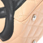 Chanel Cambon Line Bowling Bag Beige Silver Hardware Calfskin Handbag