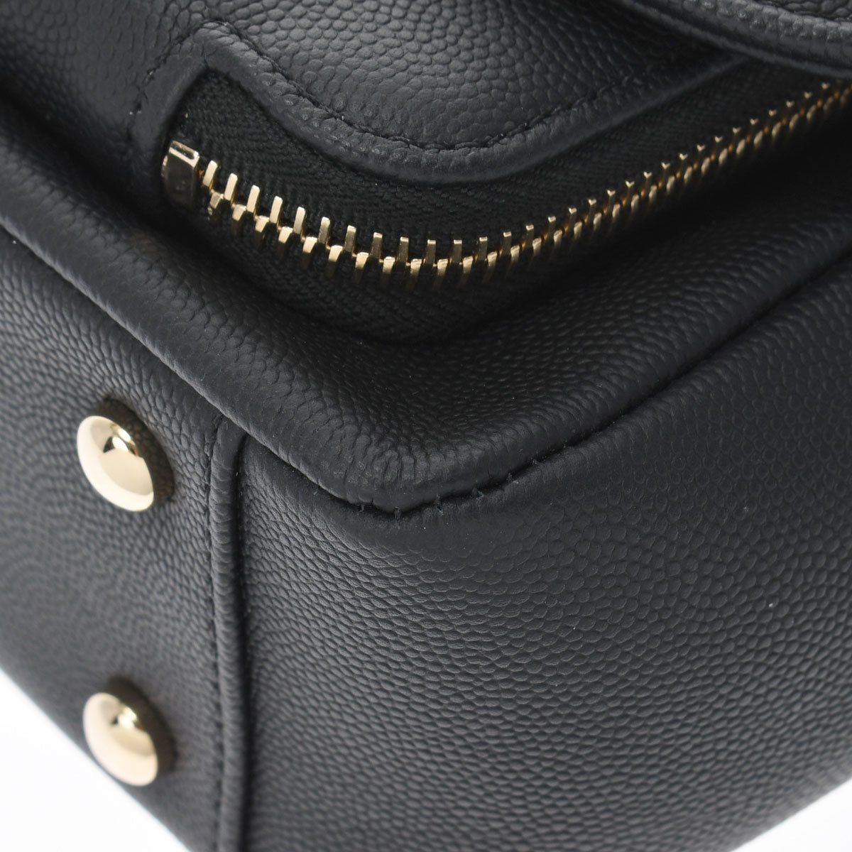 Chanel Matelasse Affinity S Black gold Hardware Grained Calfskin Handbag