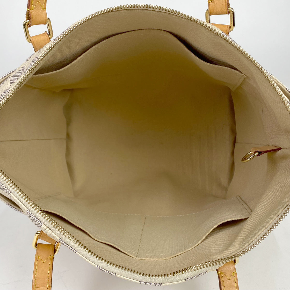 Louis Vuitton Totally PM Shoulder Bag Damier Azur White