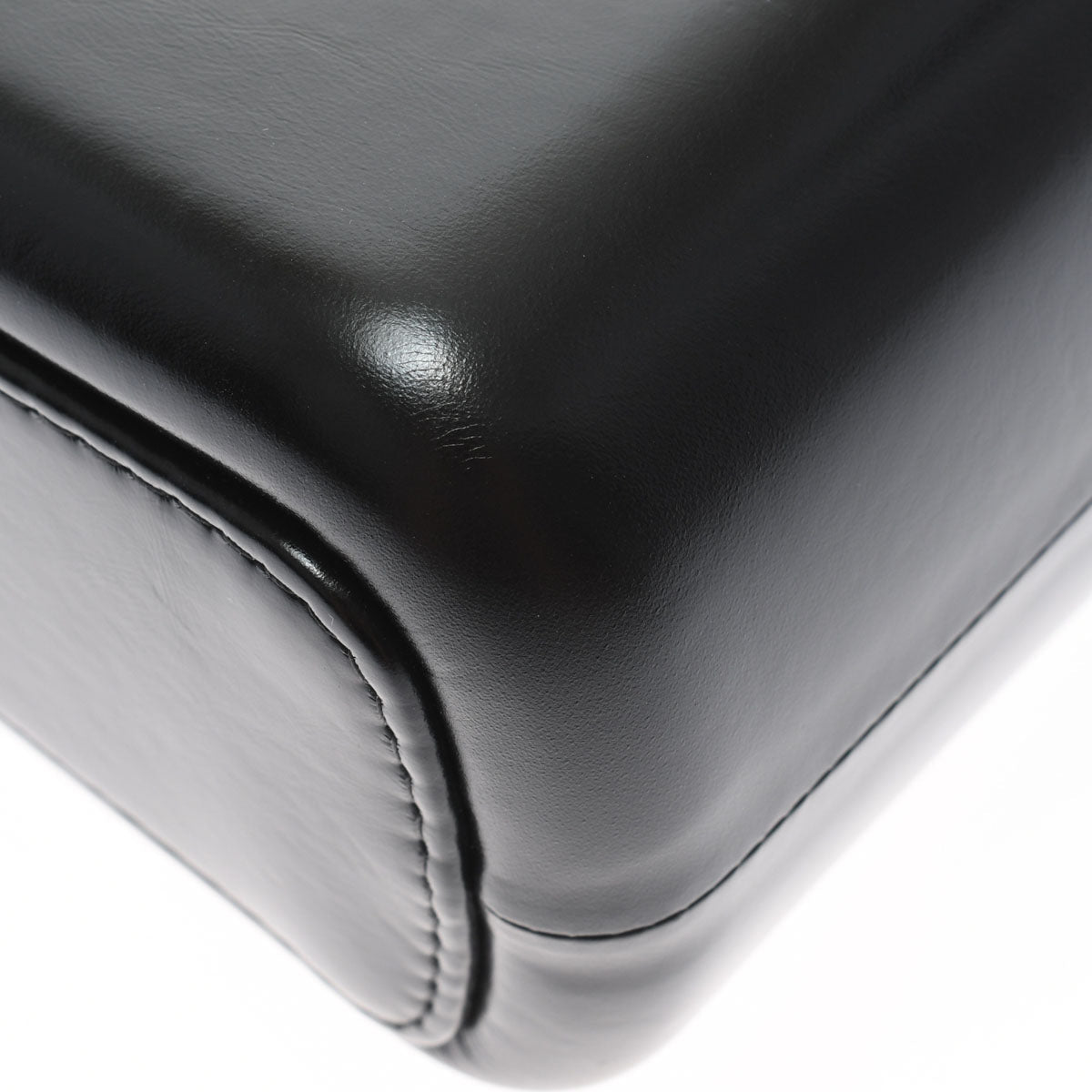 Chanel Black Gold Silver Hardware   Calfskin Shoulder Bag