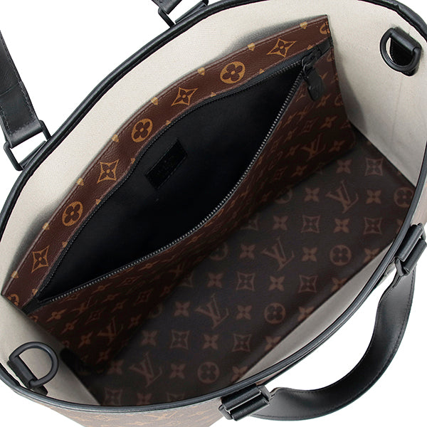Louis Vuitton Tote Bag Weekend Tote PM Monogram Macassar Leather