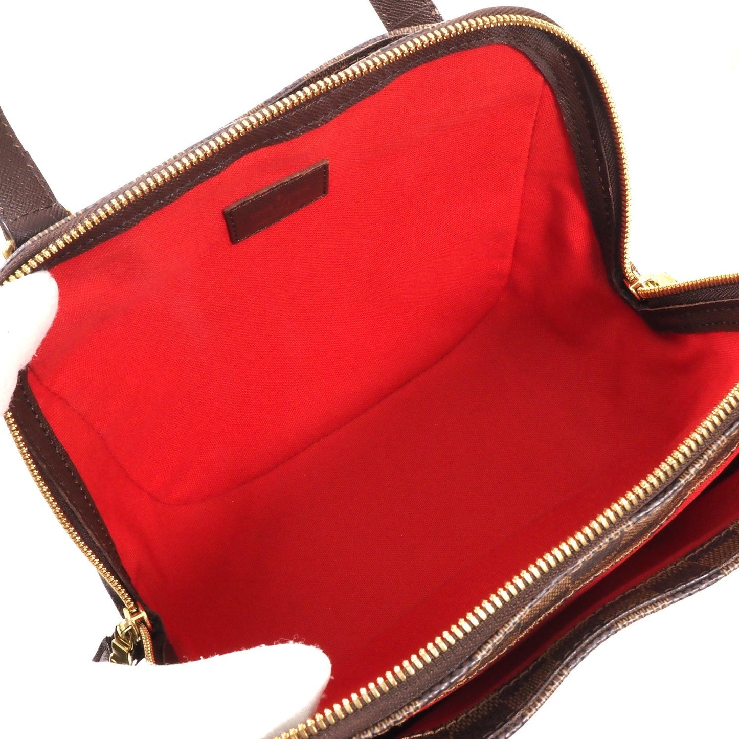 Louis Vuitton Belem PM Damier Ebene Cloth Bag Attached