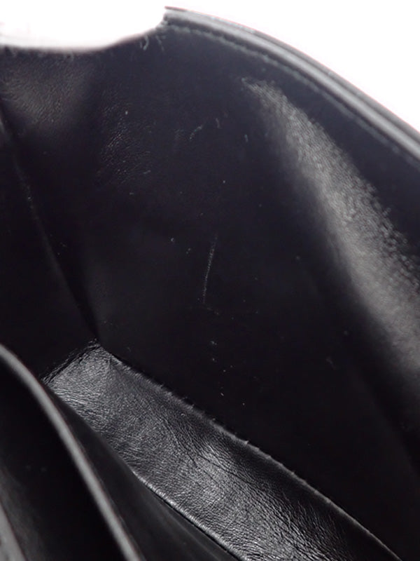 Chanel Camellia Chain Shoulder Bag Black