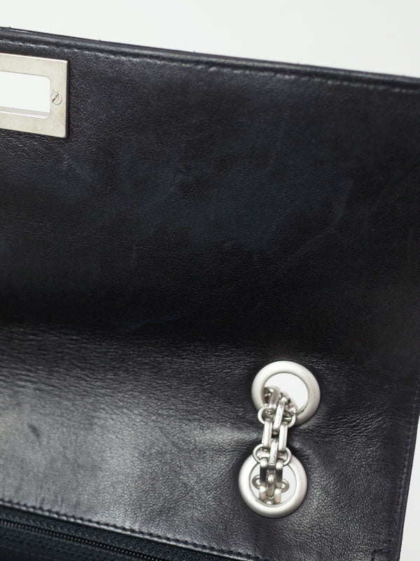 Chanel Chocolate Bar Chain Shoulder Bag Black