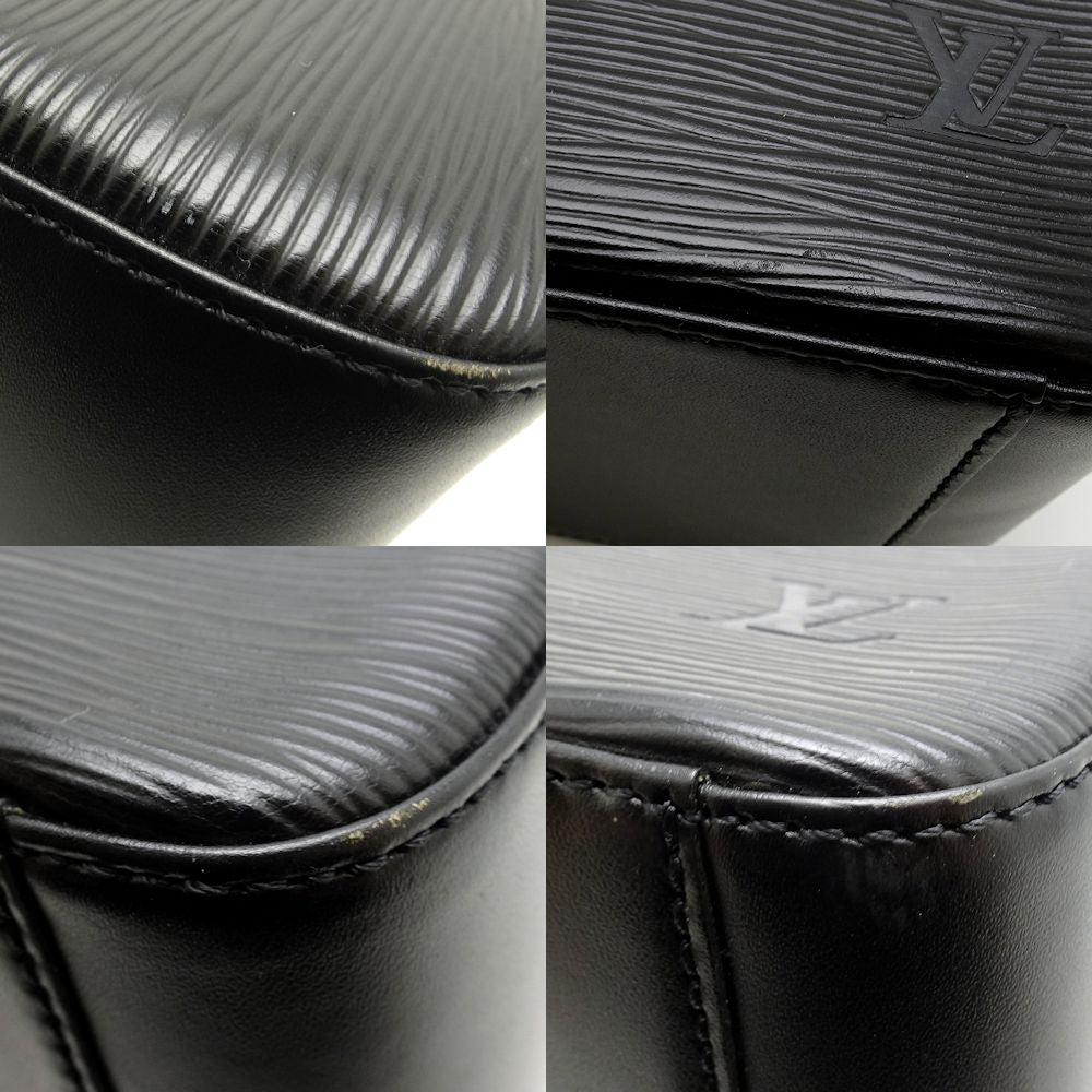 Louis Vuitton Epi Sablon Noir Handbag Black