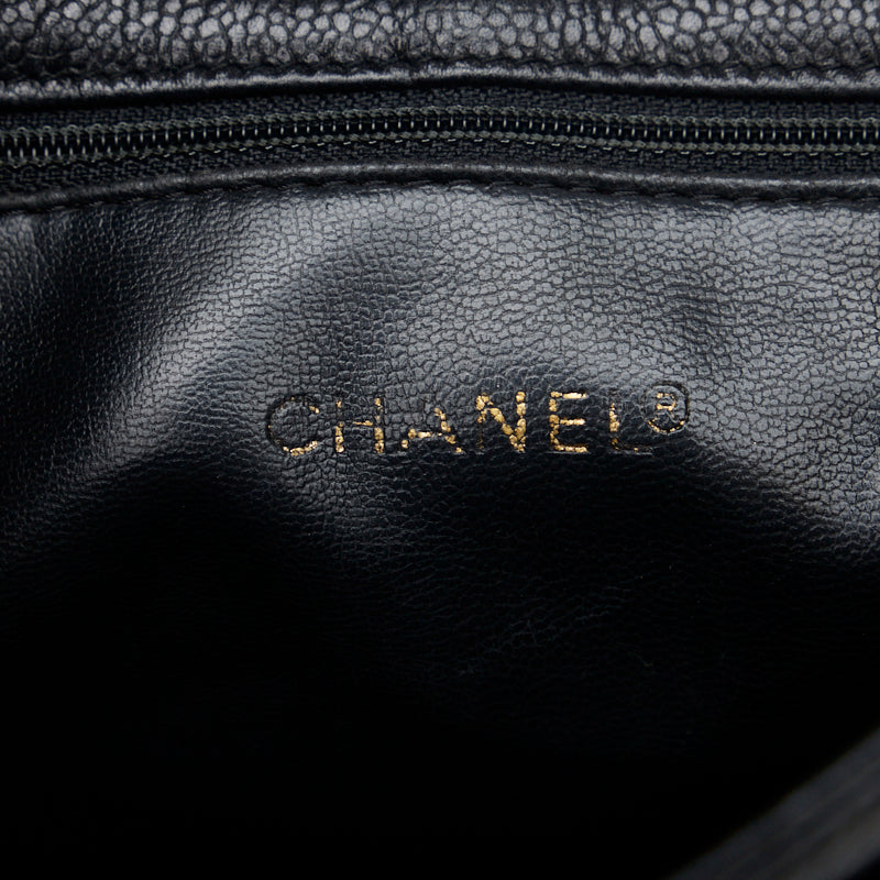 Chanel Deca coco Mark Chain Shoulder Bag Tote Bag Black