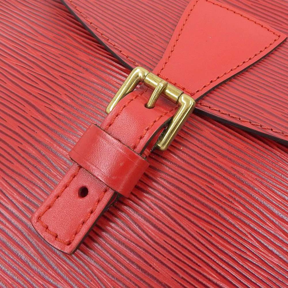 Louis Vuitton Epi Josephine Shoulder Bag Castilian Red