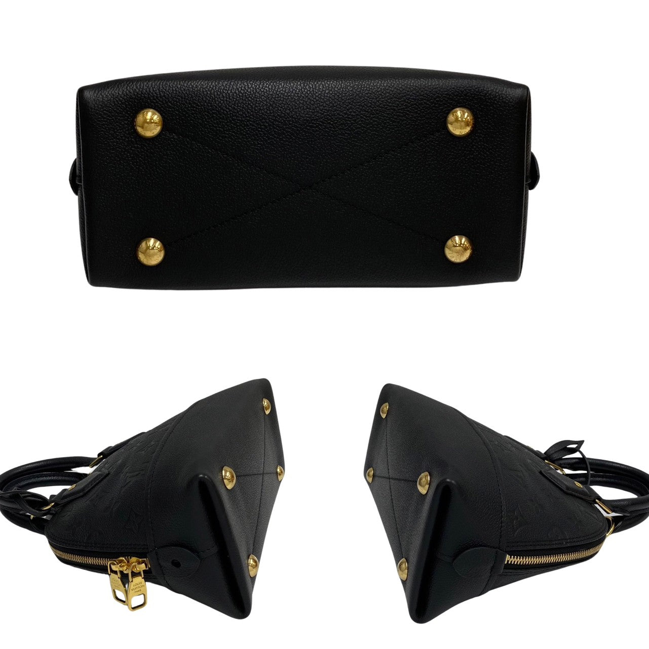 Louis Vuitton Neo Alma BB Empreinte Shoulder Bag Black