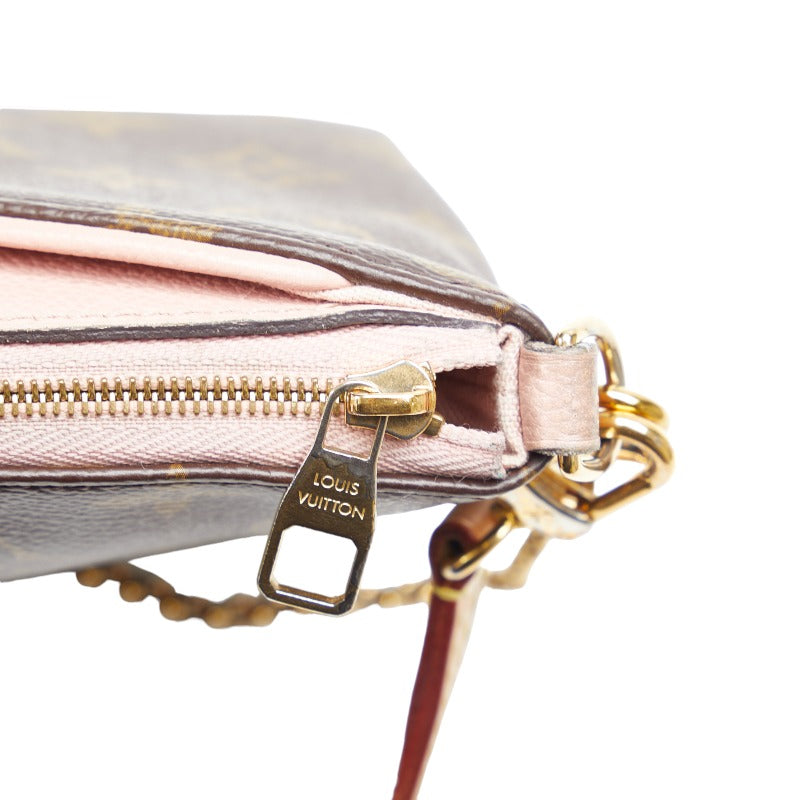 Louis Vuitton Parascratch Crossbody Chain Shoulder Bag Brown