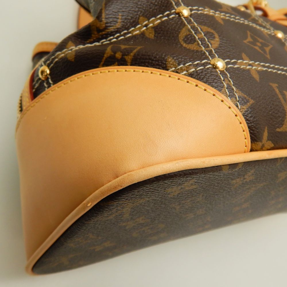 Louis Vuitton Monogram Riveting Brown Shoulder Bag
