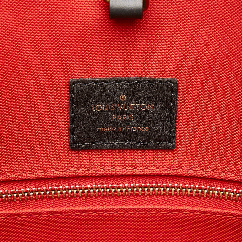 Louis Vuitton Reverse On the Go MM Shoulder Bag Brown Beige