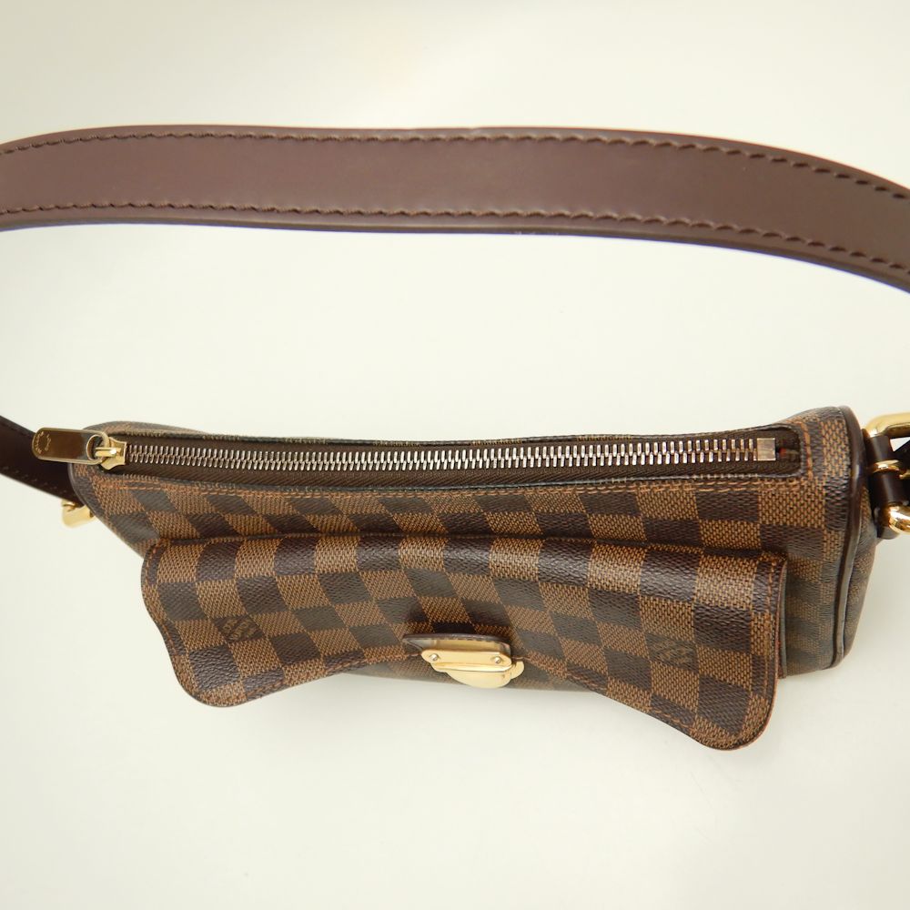 Louis Vuitton Damier Ravello GM Ebene Handbag Shoulder Bag Brown