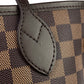 Louis Vuitton Neverfull MM Handbag Tote Bag Damier Brown