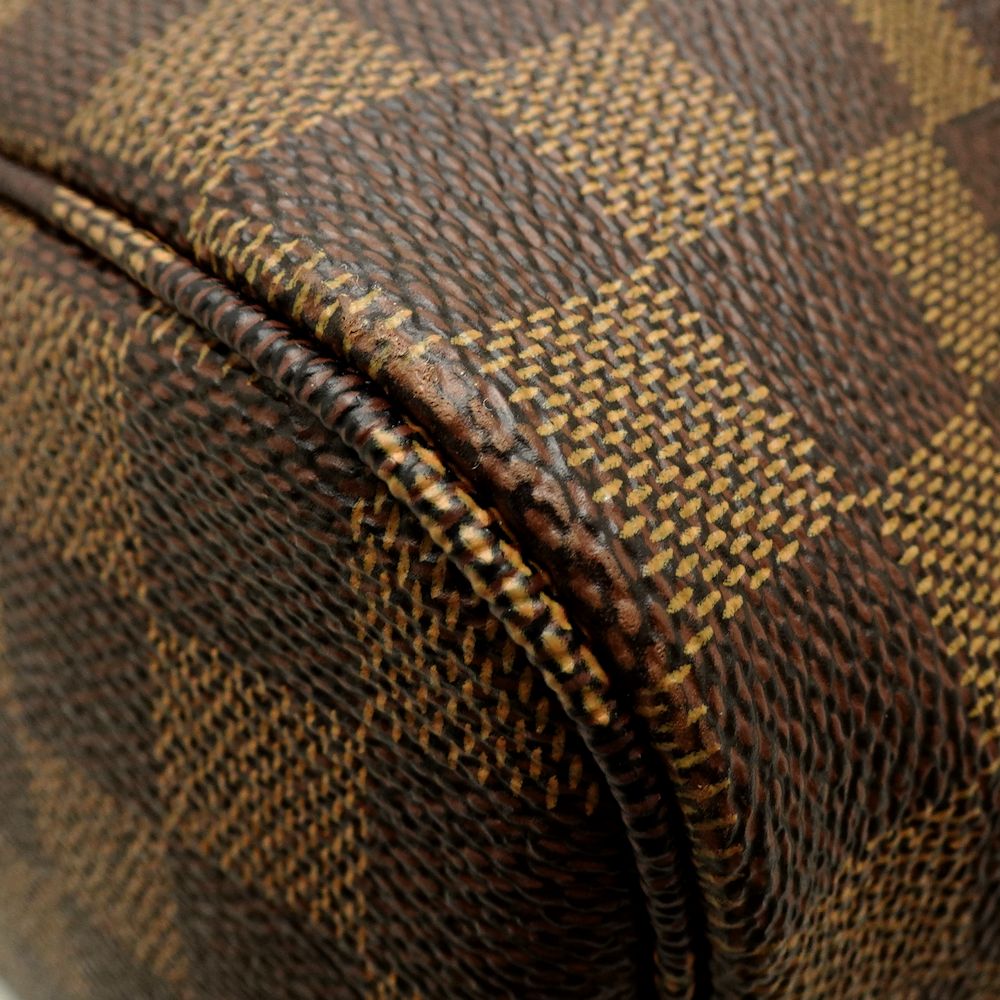 Louis Vuitton Damier Neverfull MM Ebene Tote Bag Brown