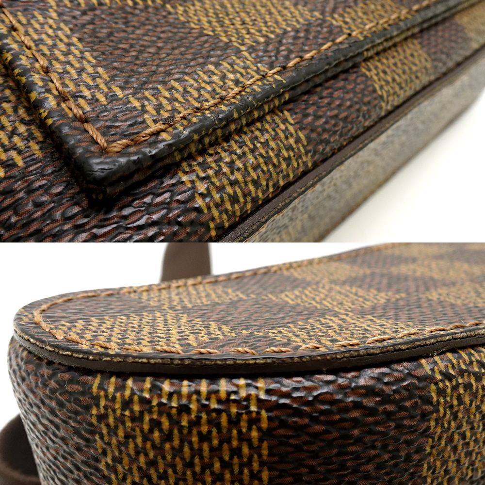 Louis Vuitton Damier Jeronimos Ebene Body Bag Brown