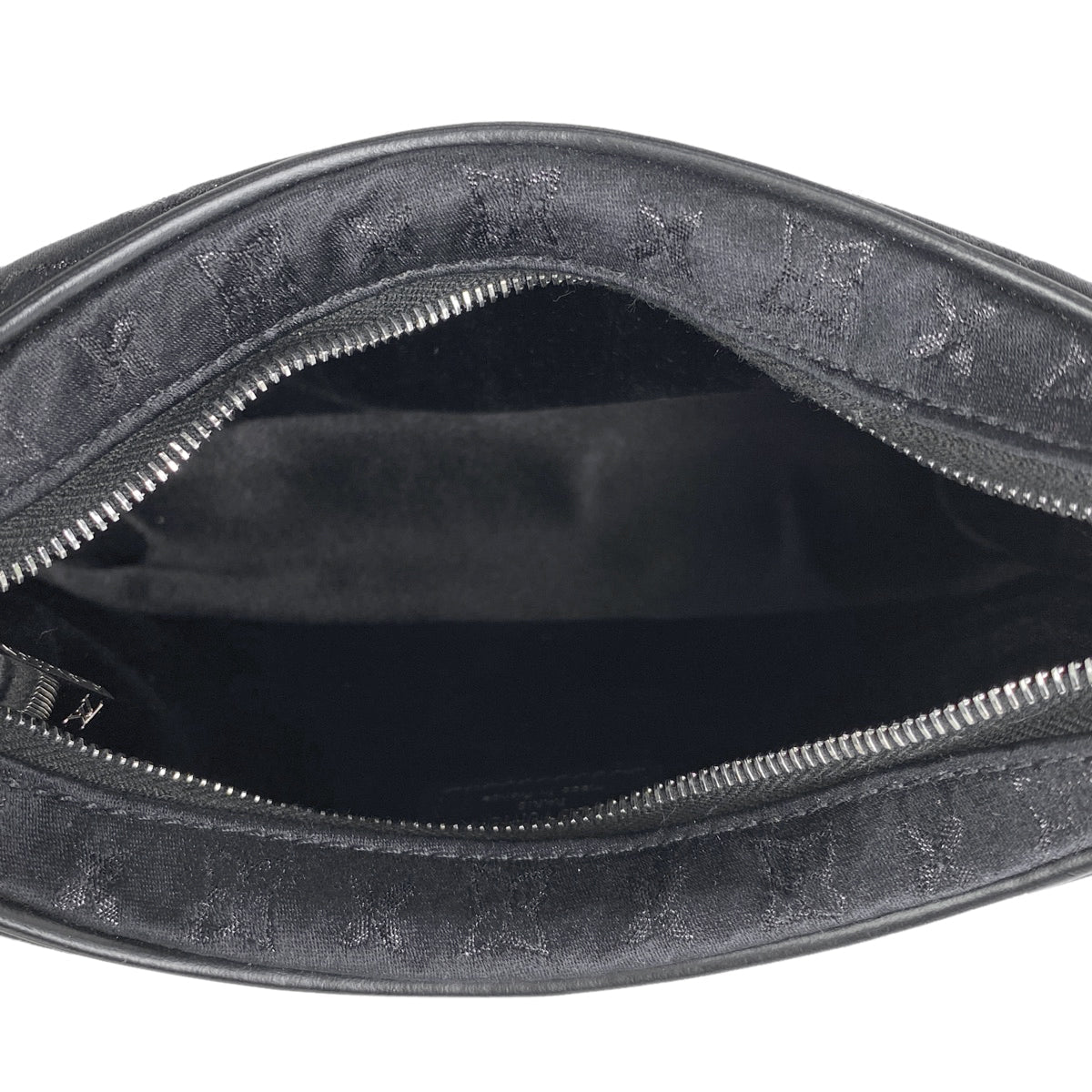 Louis Vuitton Boulogne Shoulder Bag Monogram Satin Noir Black