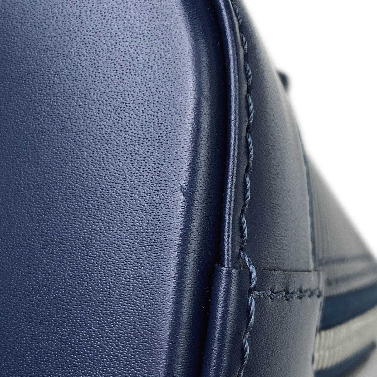 Louis Vuitton Alma BB Shoulder Bag Epi Andigo Blue