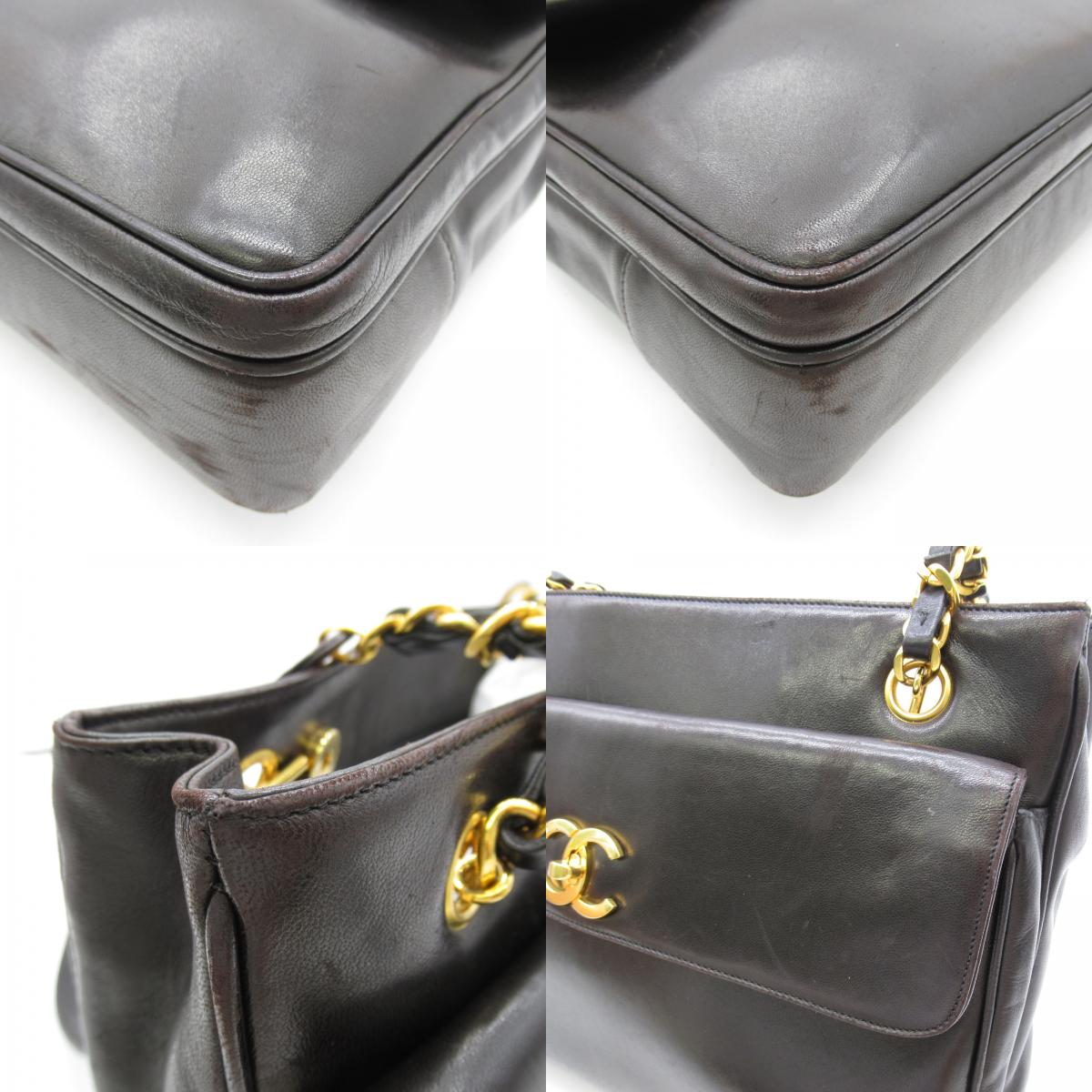 Chanel Shoulder Bag Lambskin Black