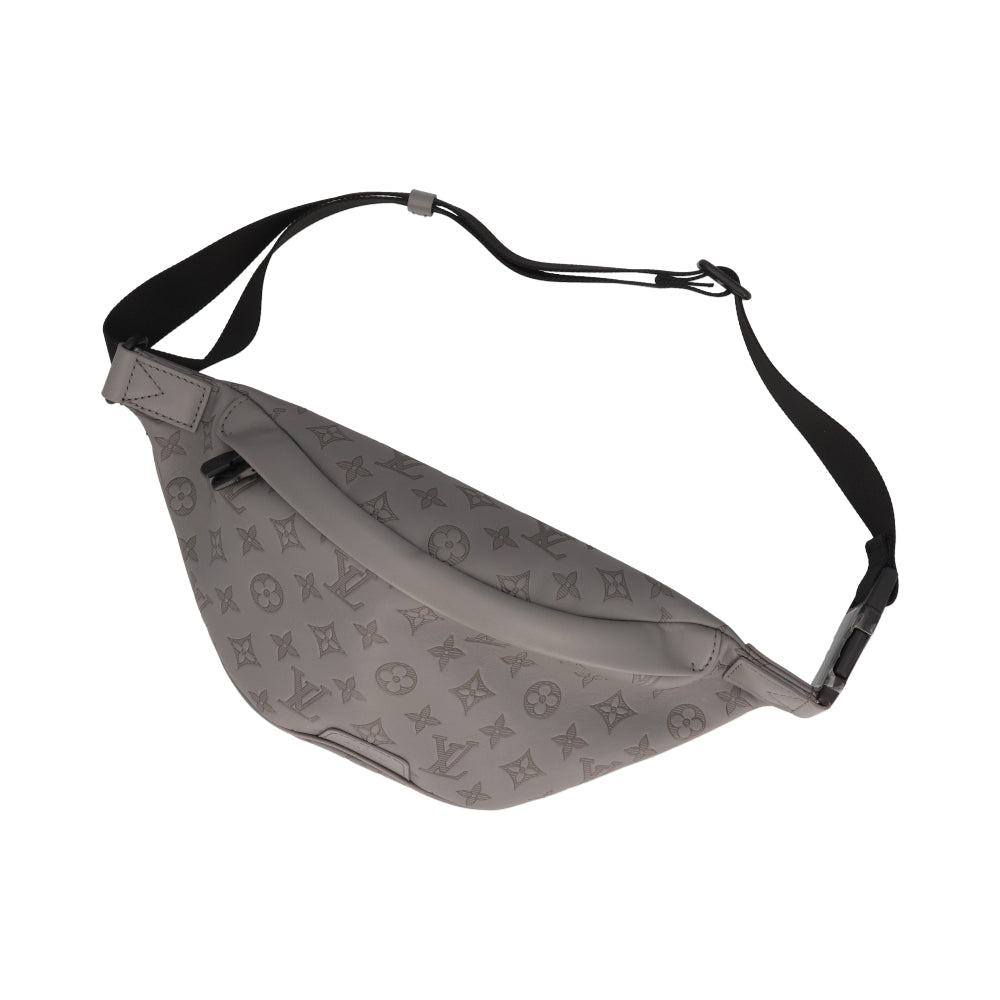 Louis Vuitton Discovery Bum Bag PM Gray Black Hardware Shoulder Bag