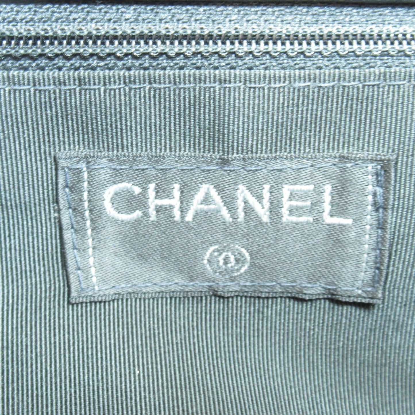 Chanel Chocolate Bar Chain Shoulder Bag Lambskin Black