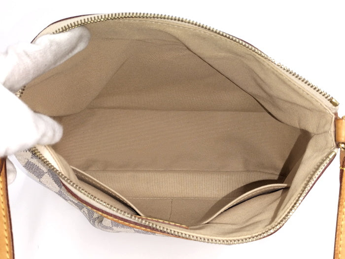 Louis Vuitton Syracusa PM Shoulder Bag Damier Azur