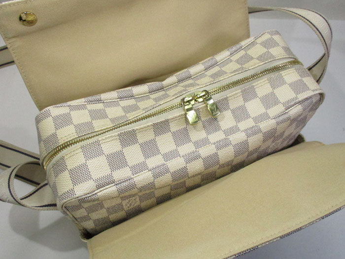Louis Vuitton Naviglio Shoulder Bag Messenger Bag Damier Azur