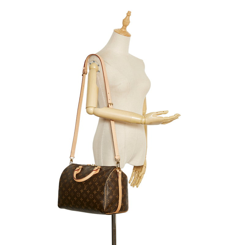 Louis Vuitton Speedy 30 Bandouliere Mini Boston Bag Brown
