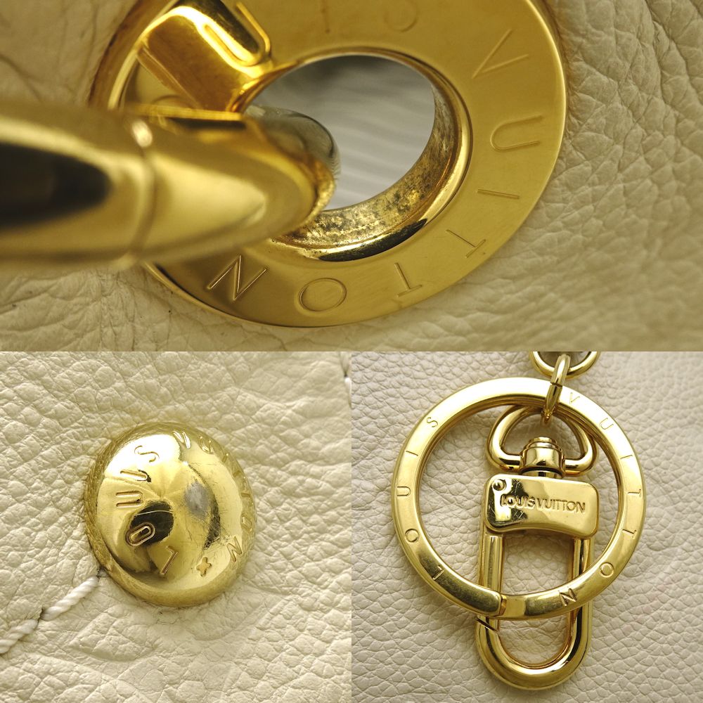 Louis Vuitton Artsy MM Shoulder Bag Emplant Neige