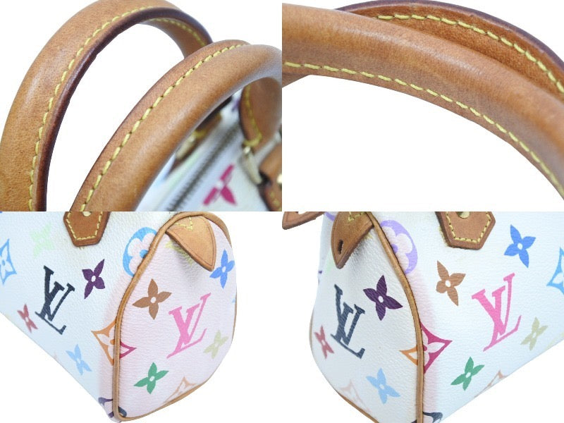 Louis Vuitton Takashi Murakami Mini Speedy White Bron Monogram