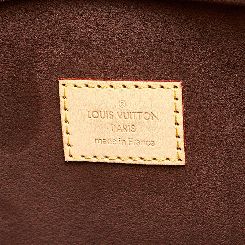 Louis Vuitton Monogram Metis Leather Handbag Brown