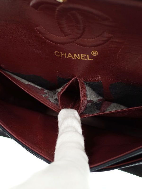 Chanel Matelasse Chain Shoulder Bag Black